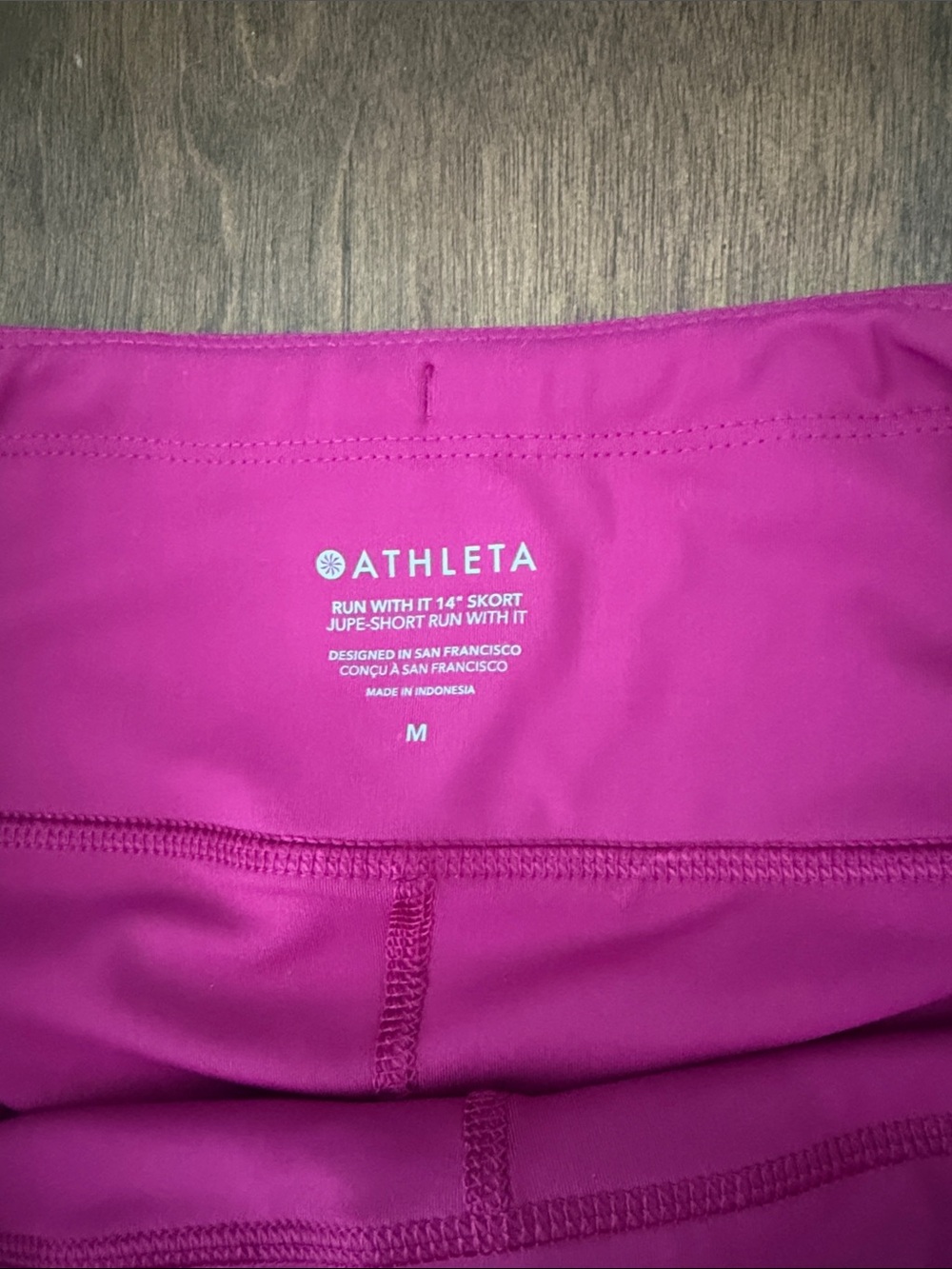 NWOT Athleta Run With It 14” Skort M - Picture 4 of 5